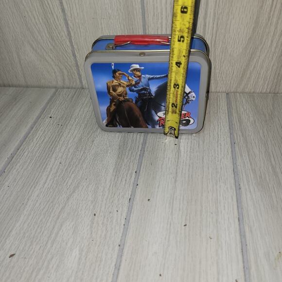 Vtg 2001 The Lone Ranger Metal Mini Lunch Box Cheerios 60th Anniversary Colab - Picture 4 of 7